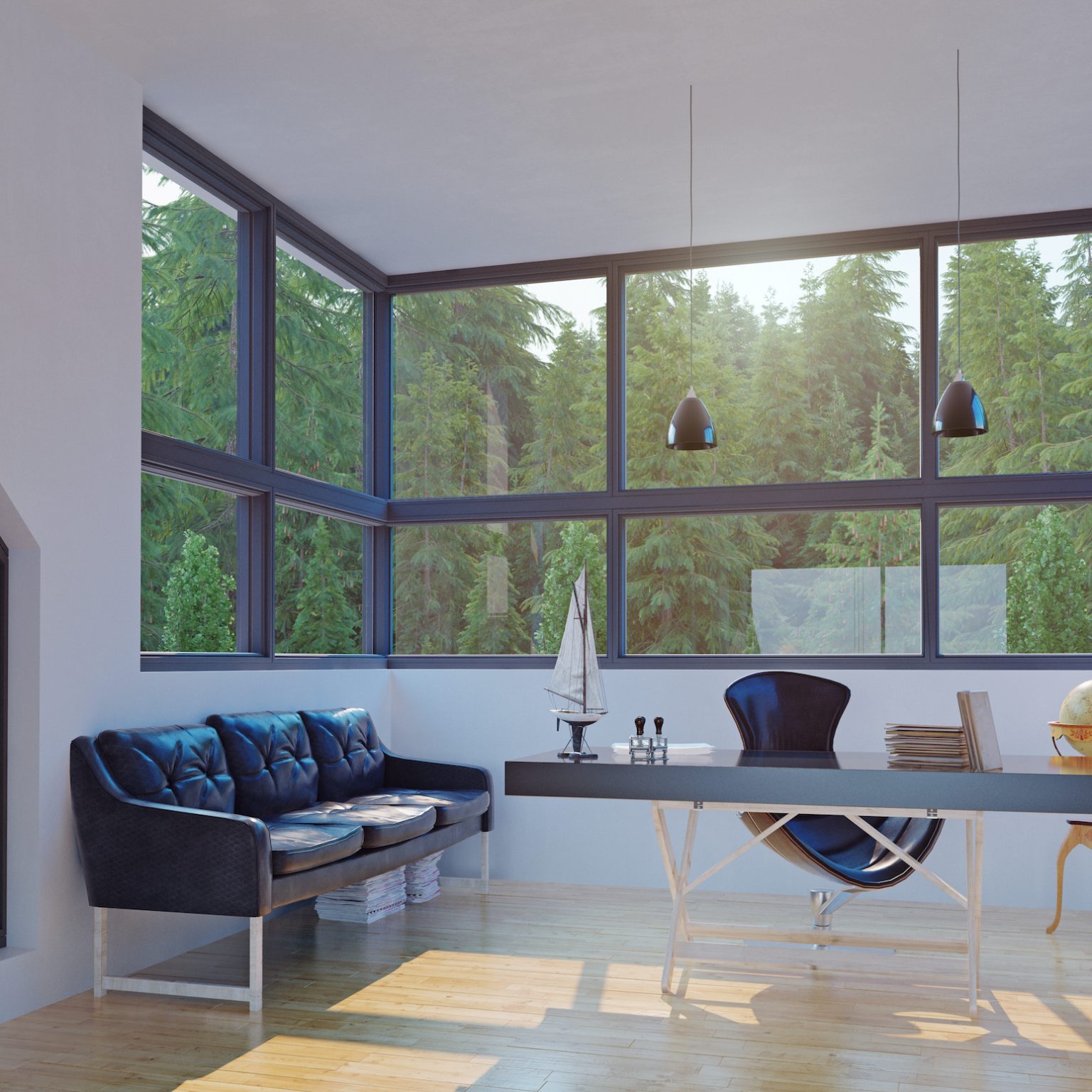 modern aluminium windows