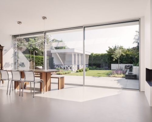cero sliding metallic patio doors
