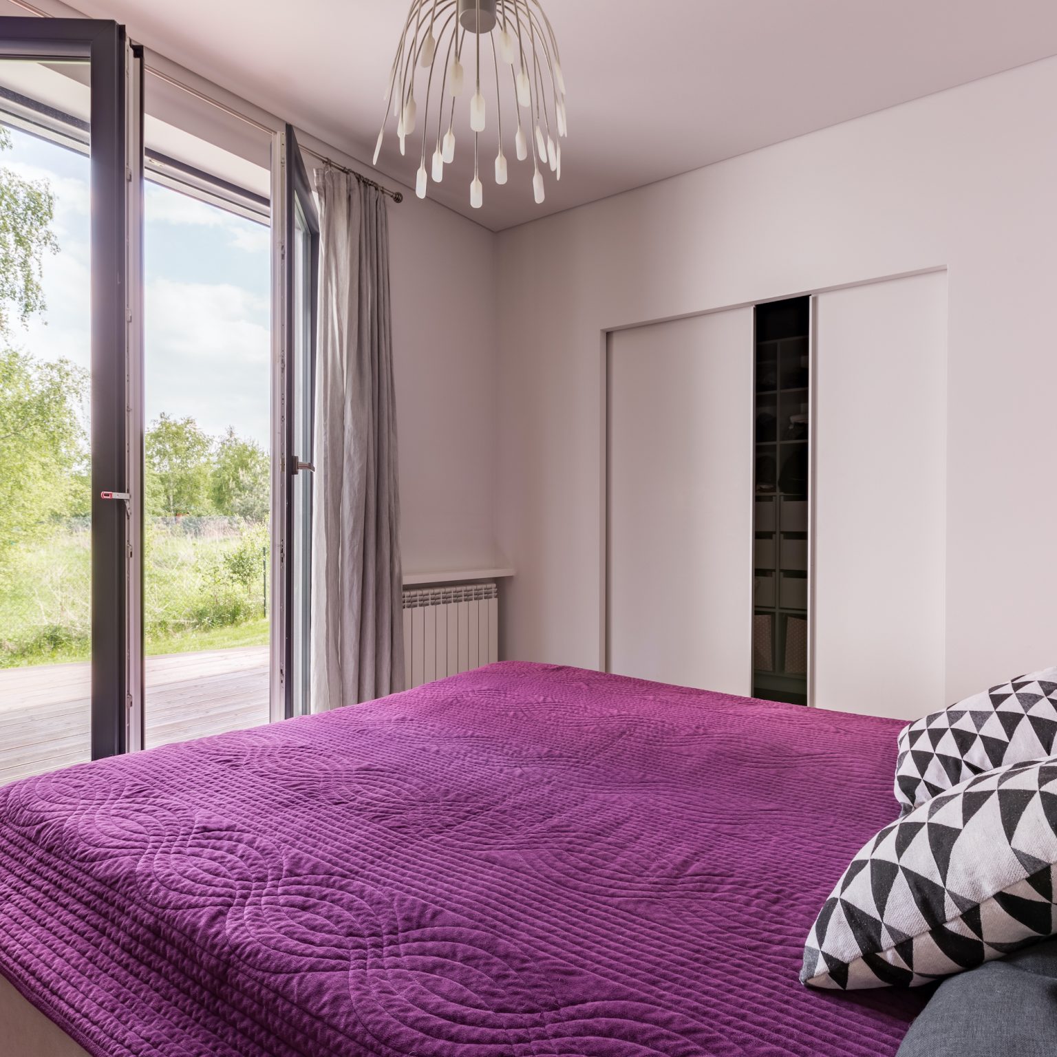 residential doors in a bedroom