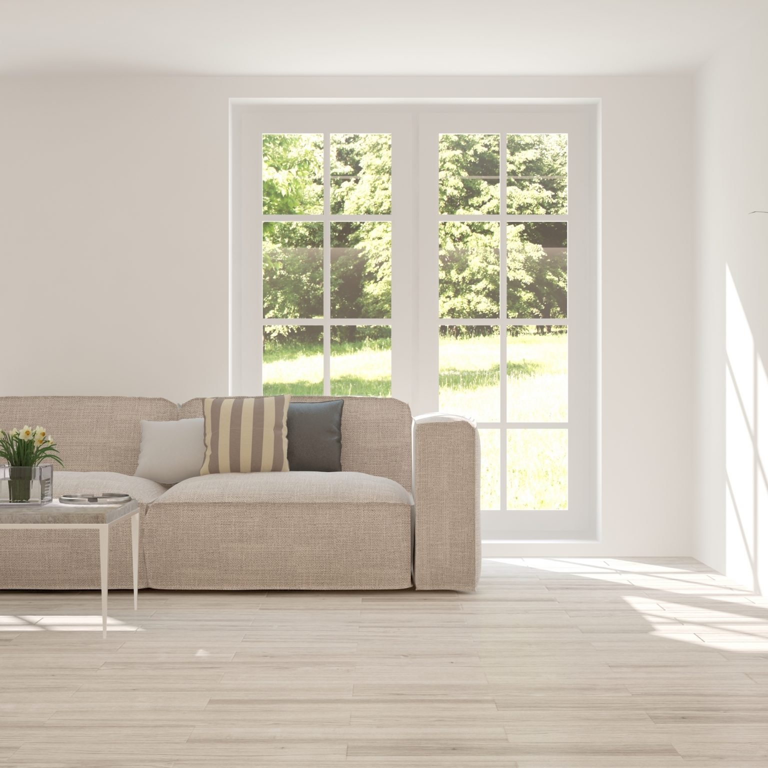 window with acoustic glass