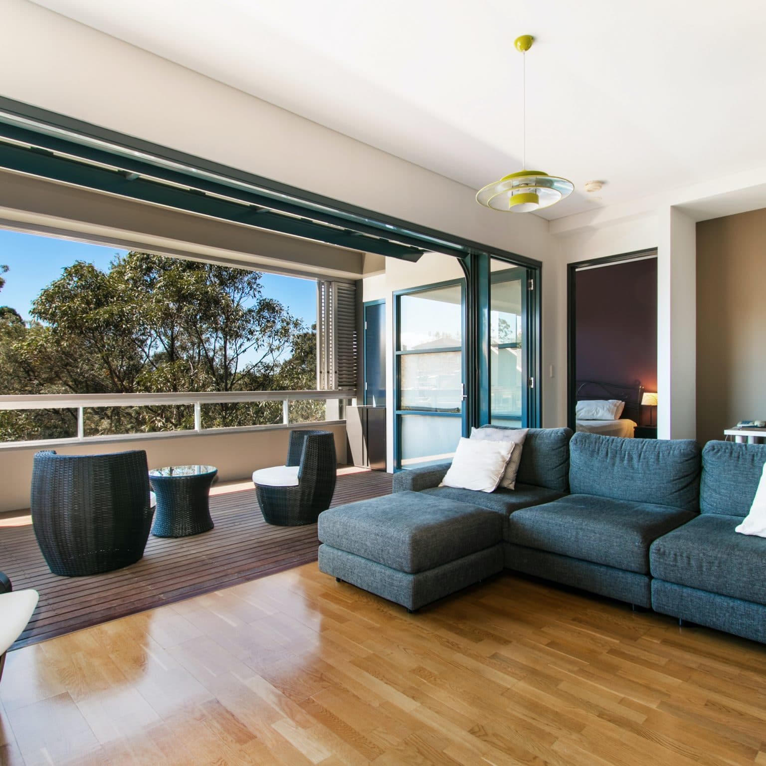 black origin ob49 bifolding doors