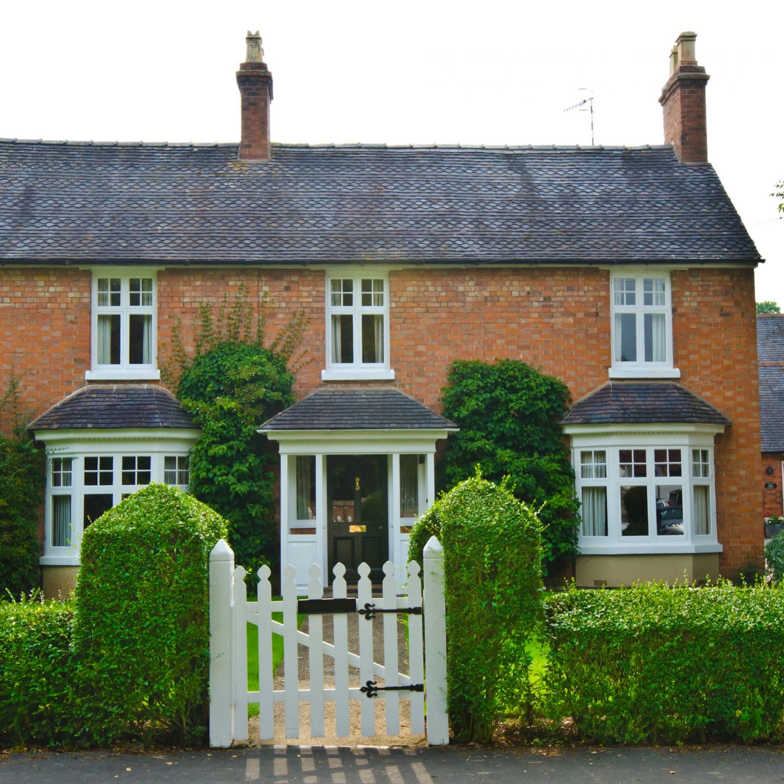 flush casement windows in a old house