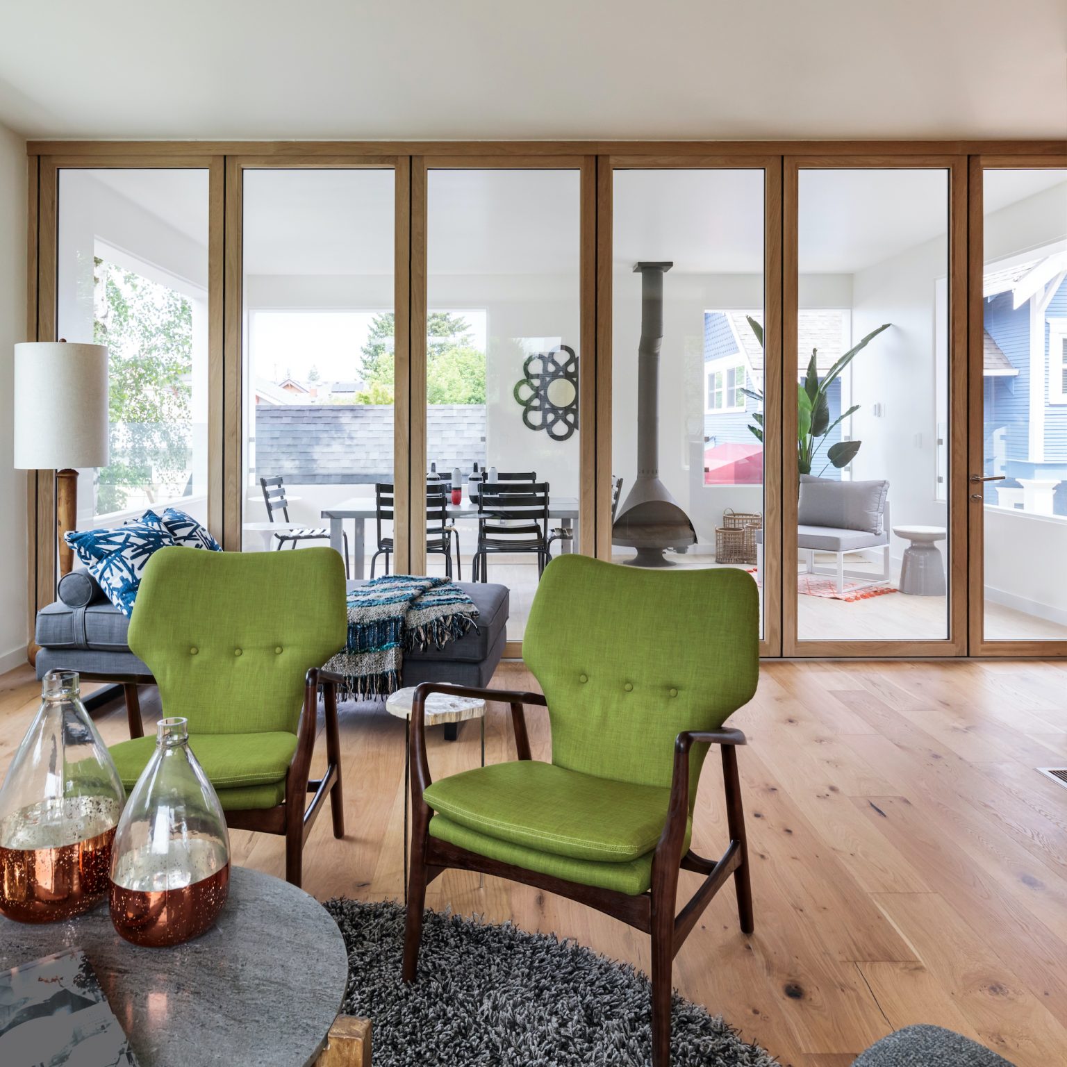 woodgrain ob72 bifolding doors