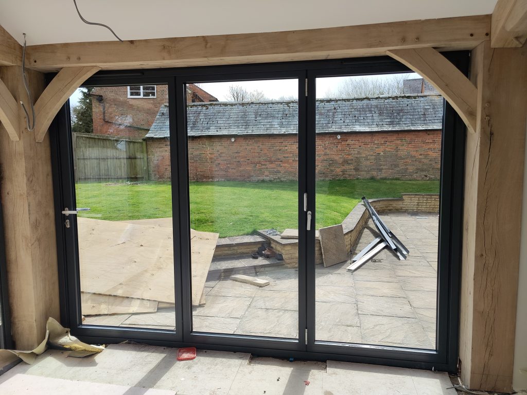 Schuco bifolding doors in Rutland