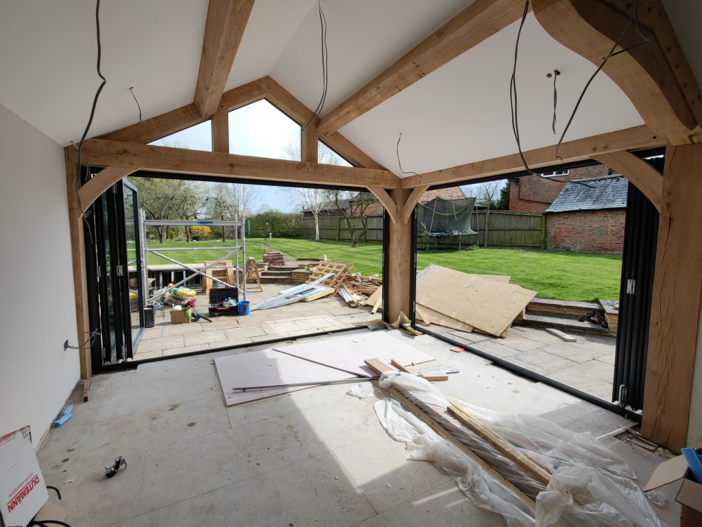 Schuco bifolding doors in Rutland