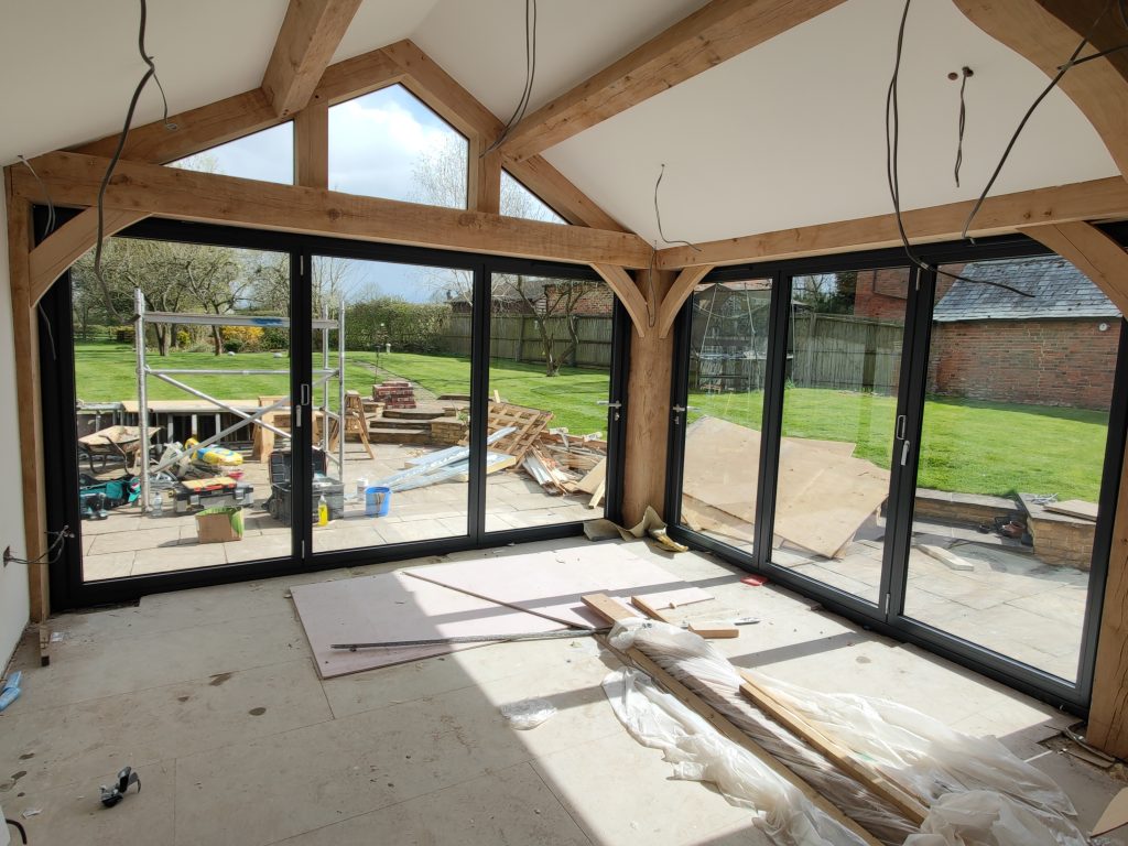 Schuco bifolding doors in Rutland