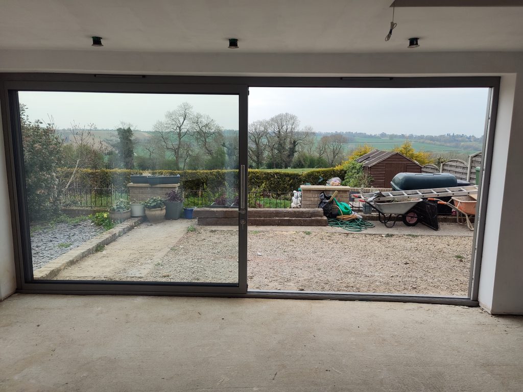 Slimline sliding doors in Rutland