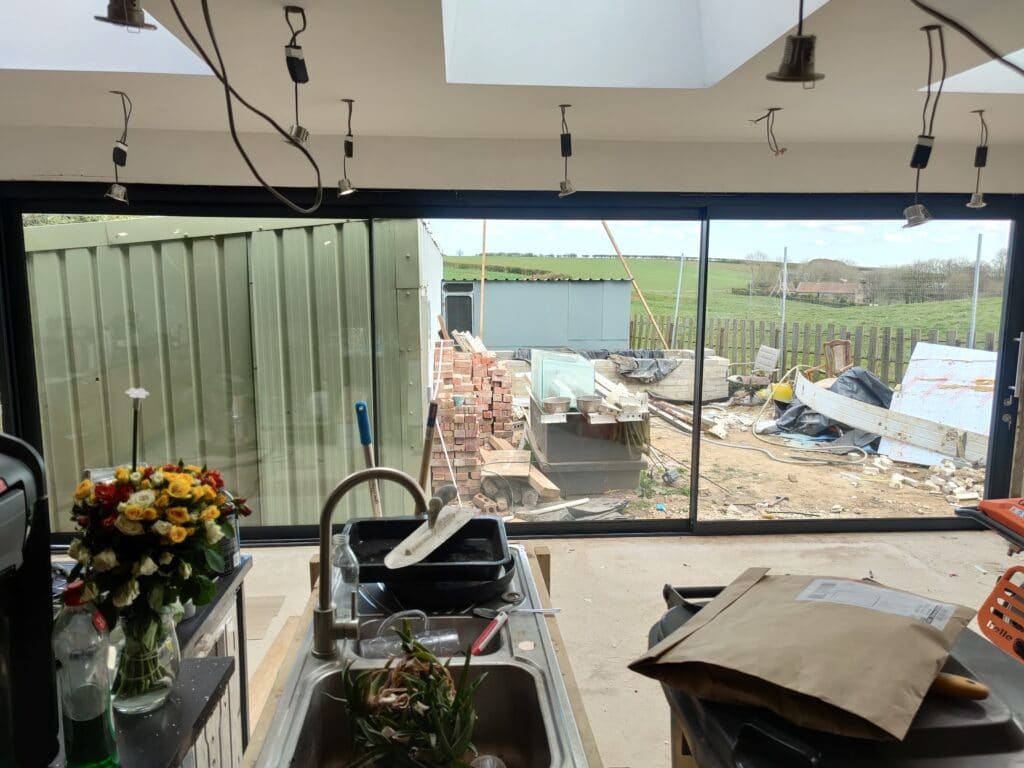 Slimline sliding doors in Lincolnshire