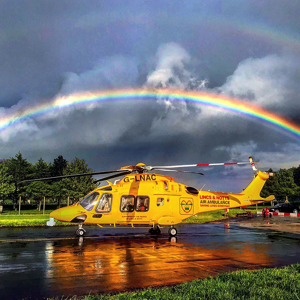image of Lincs and Notts Air Ambulance air ambulance helicopter