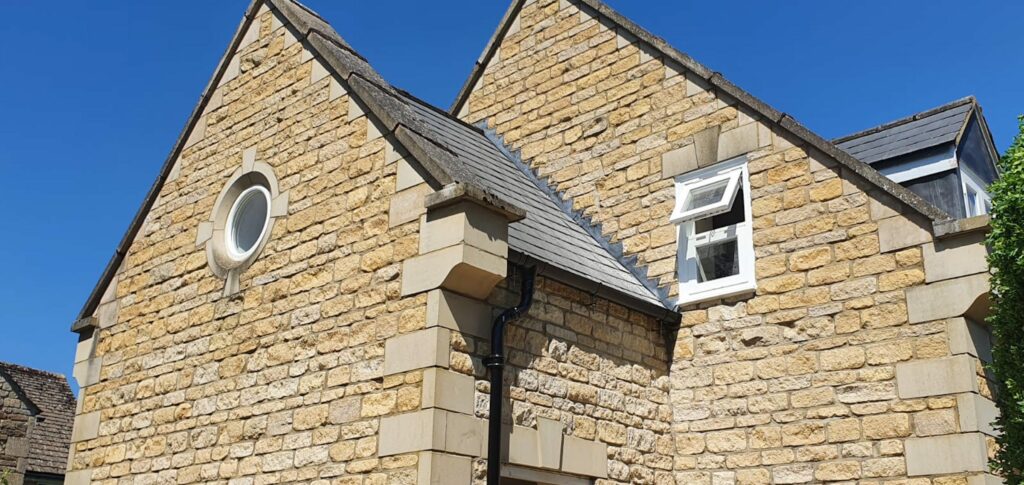 residence 9 windows at the side of a house