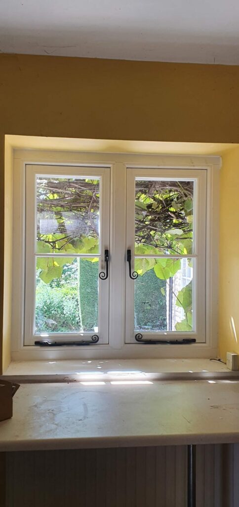 PVCu window in the style of classic wood windows